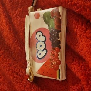 NWOT Charms Pop Candy Sucker flirty clutch zippered purse bag